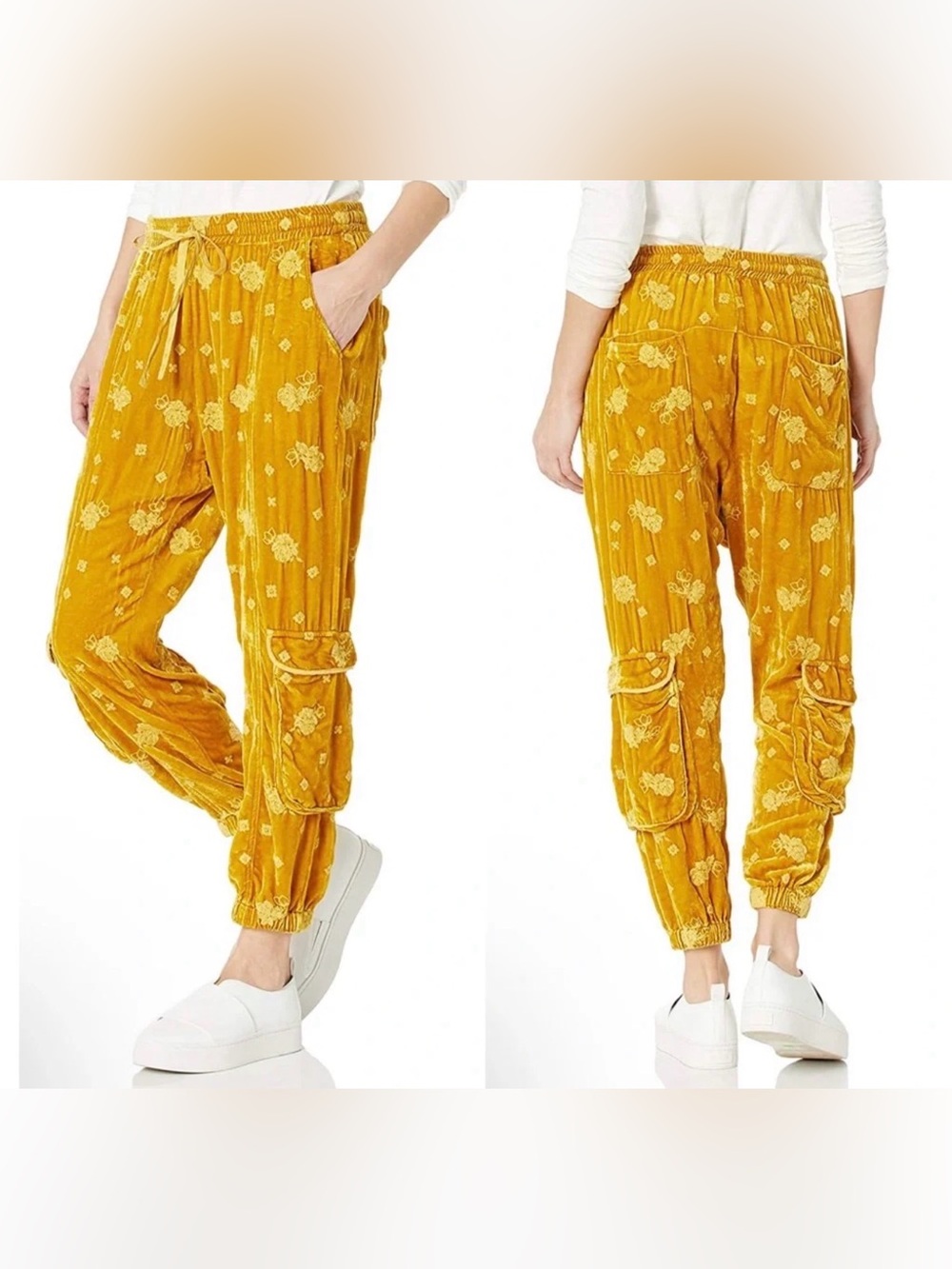 Large Johnny Was Velvet Pants
